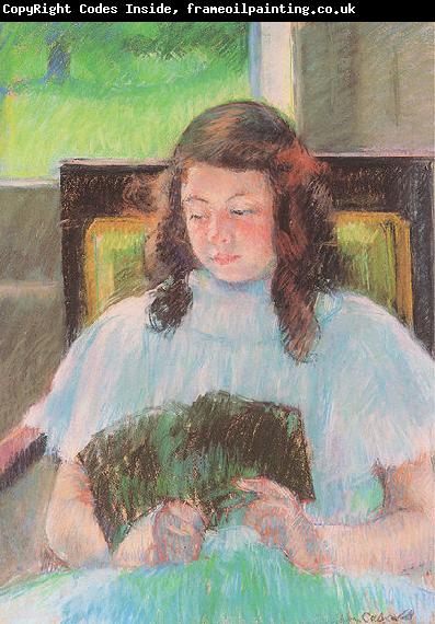 Mary Cassatt Young Girl Reading
